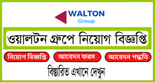 ওয়ালটন গ্রুপে নিয়োগ বিজ্ঞপ্তি ২০২৪ Walton Group Job Circular 2024